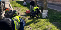 Субботник по благоустройству поселка. - Усть-Донецкое городское поселение